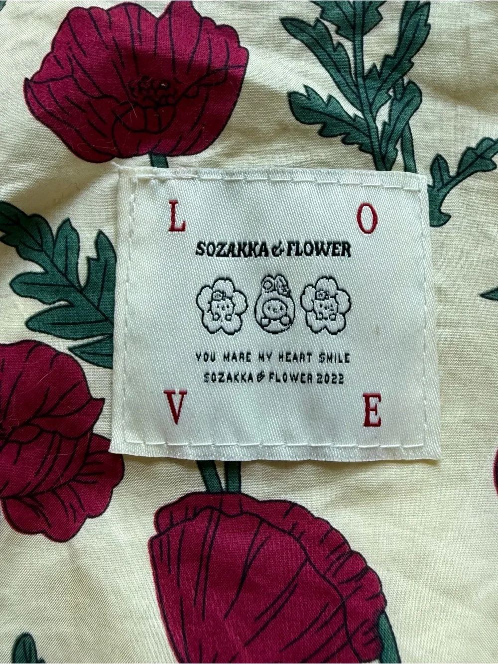 Sozakka & Flower Tote Floral Fabric Purse Hippie 90s Y2K Boho Coastal Cowgirl